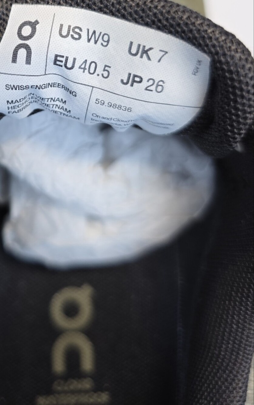 On Running Olive Green and Black Cloudventure Trail Sneakers - Picture 10 of 16